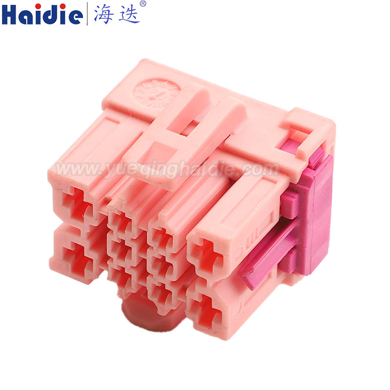 HD101-1.5-2.8-21PK Haidie 10 Pin Copper Female composite Automotive Wire Harness Connector Plastic Housing Plug with Matching Terminals