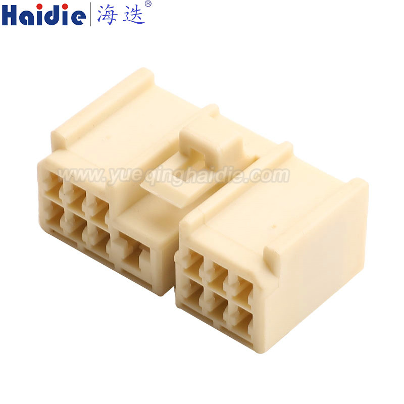 HD138-2.2-4.8-21 Haidie 13 Pin Copper Female Automotive Wire Harness Connector Plastic Housing Plug with Matching Terminals