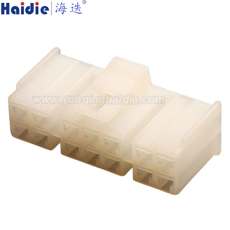 HD141-2.3-21 Haidie 14 Pin Copper Female Automotive Wire Harness Connector Plastic Housing Plug with Matching Terminals