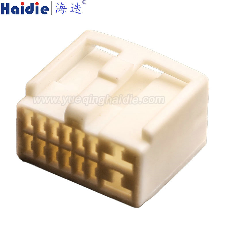 HD145-1.2-4.8-21 Haidie 14 Pin Copper Female composite Automotive Wire Harness Connector Plastic Housing Plug with Matching Terminals