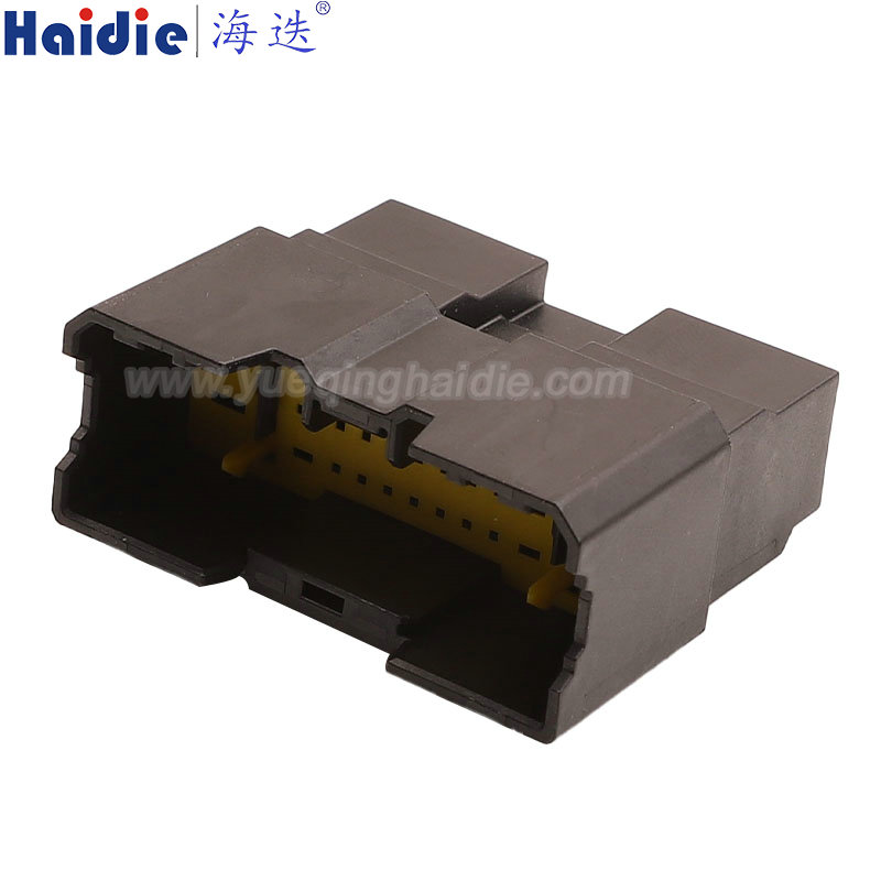 HD265-0.6-1.2-2.8-11 Haidie 26 Pin Copper Male Automotive Wire Harness Connector Plastic Housing Plug with Matching Terminals