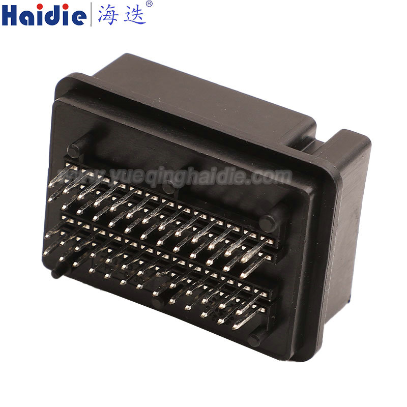 HD525-0.6-10A Haidie 52 Pin Copper pin header Automotive Wire Harness Connector Plastic Housing Plug with Matching Terminals