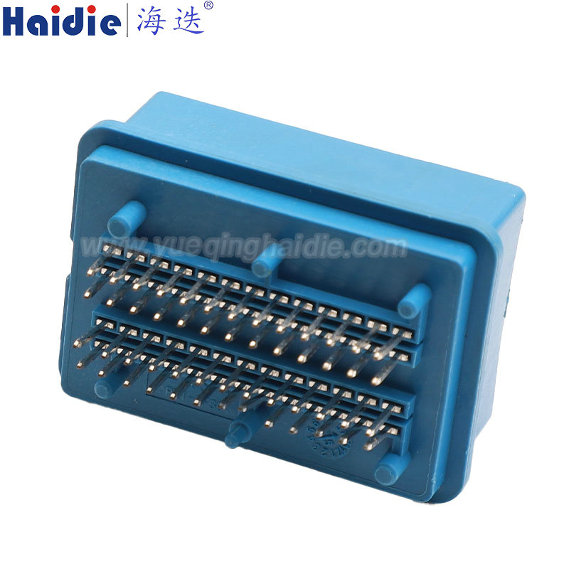 HD529-0.6-10A Haidie 52 Pin Copper pin header Automotive Wire Harness Connector Plastic Housing Plug with Matching Terminals