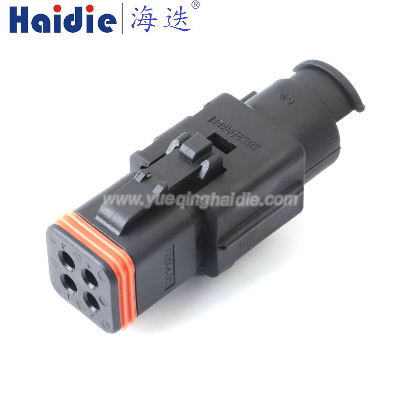 Haidie Cable Clamp WJ671 for 4 Pin Male Female ITT CTB Type Waterproof Automobile Connector Electronic Plug 132004-001