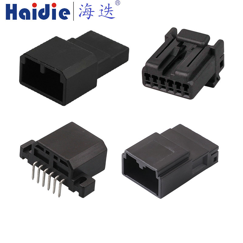 175506-2/345178-2/345178-2/175507-2 Haidie 6 Pin 1.2mm Automotive Wiring Harness Connector With Terminal Male Female Waterproof Plug