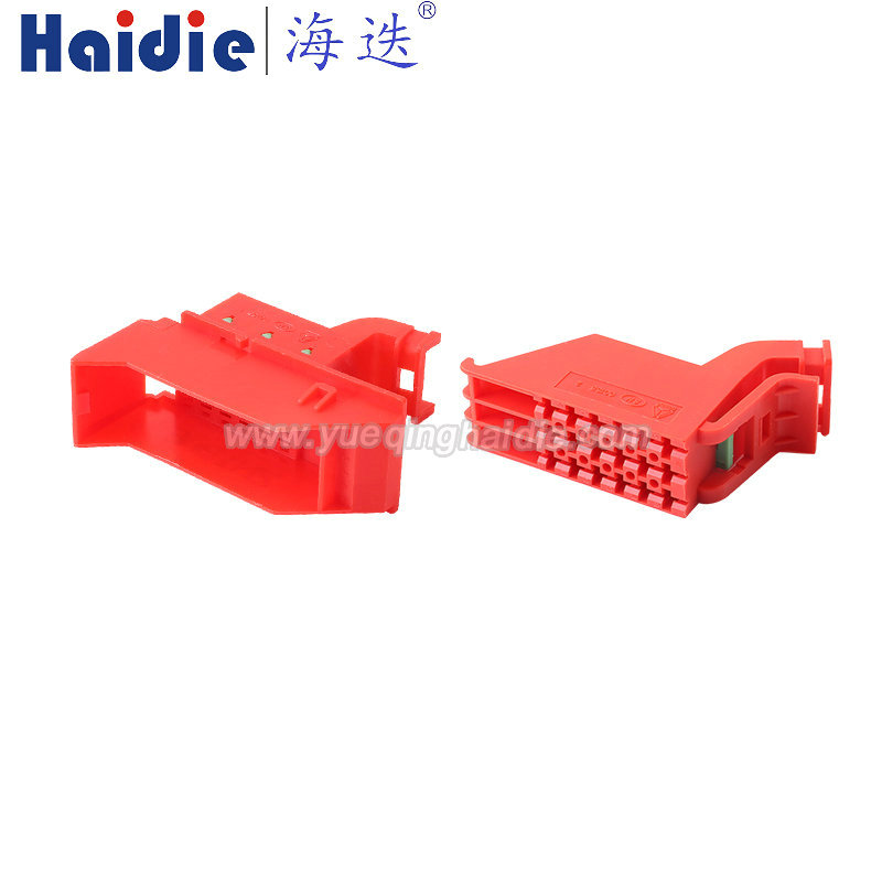 HD181W-2.8-11R/HD181W-2.8-21R Haidie 18 Pin Copper Male/Female Automotive Wire Harness Connector Plastic Housing Plug with Matching Terminals