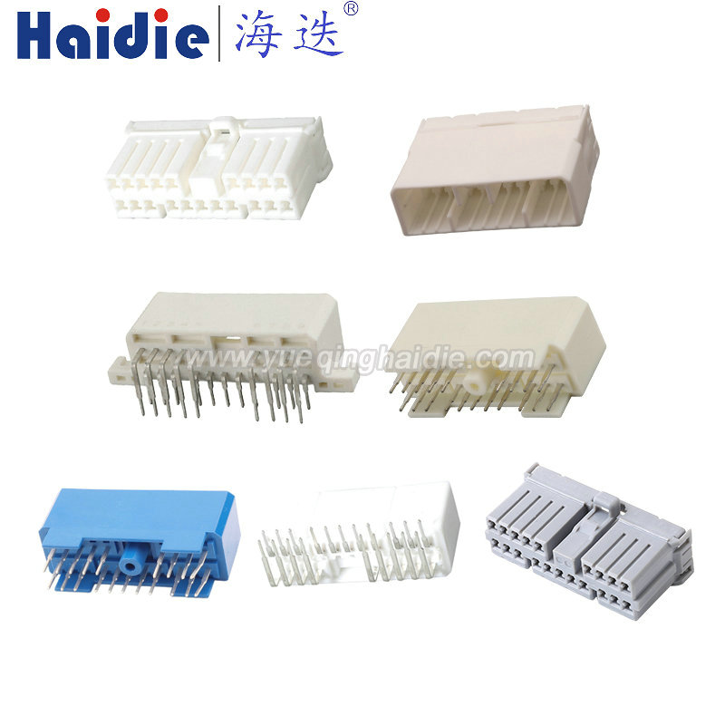 175785-1/1-174960-1/282526-7/HD201-1.8-10AW/1-174936-1/174952-1 Haidie 20pin male female & pin header Headlight Control Wiring Harness Connector Plug
