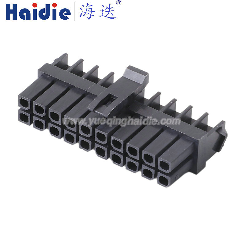 172952-2001 Haidie 20 Pin Copper Female Automotive Wire Harness Connector Plastic Housing Plug with Matching Terminals