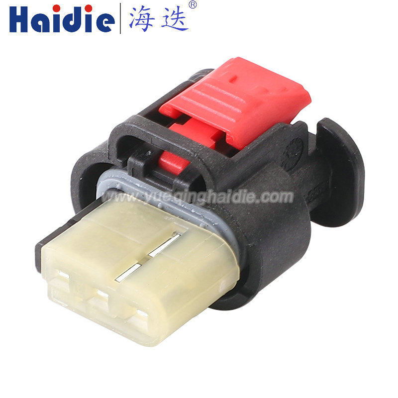 35387390 Haidie 3 Pin Copper Female waterproof Automotive Wire Harness Connector Plastic Housing Plug with Matching Terminals