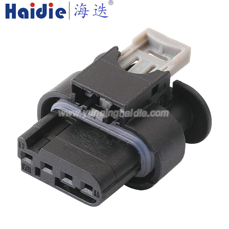 35394175 Haidie 4 Pin Copper Female waterproof Automotive Wire Harness Connector Plastic Housing Plug with Matching Terminals