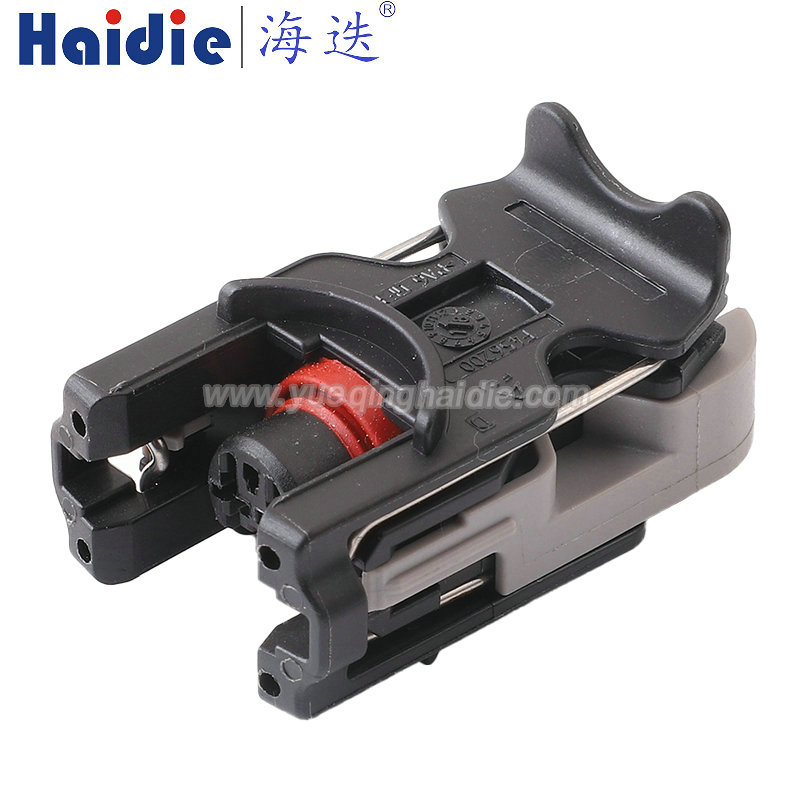 F456200 Haidie 2 Pin Female waterproof Automotive Wire Harness Connector Plastic Housing Plug with Matching Terminals