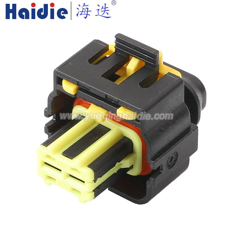 HD023Q-3.5-21 Haidie 2 Pin Female waterproof Automotive Wire Harness Connector Plastic Housing Plug with Matching Terminals