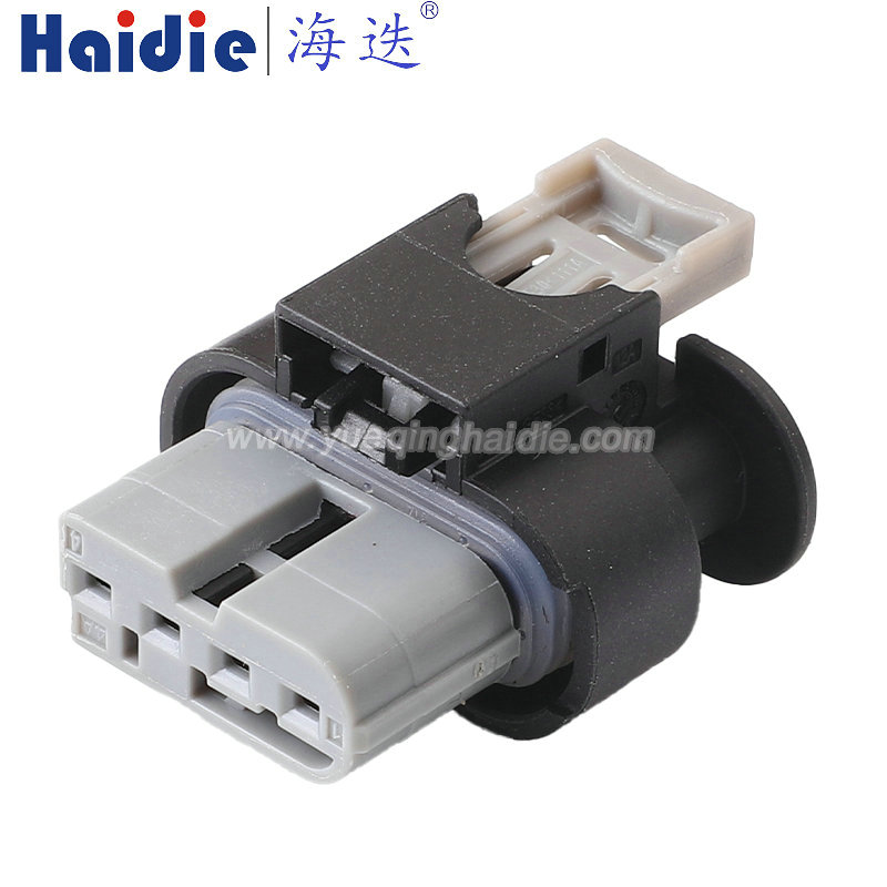 HD046N-1.2-21 Haidie 4 Pin Female waterproof Automotive Wire Harness Connector Plastic Housing Plug with Matching Terminals