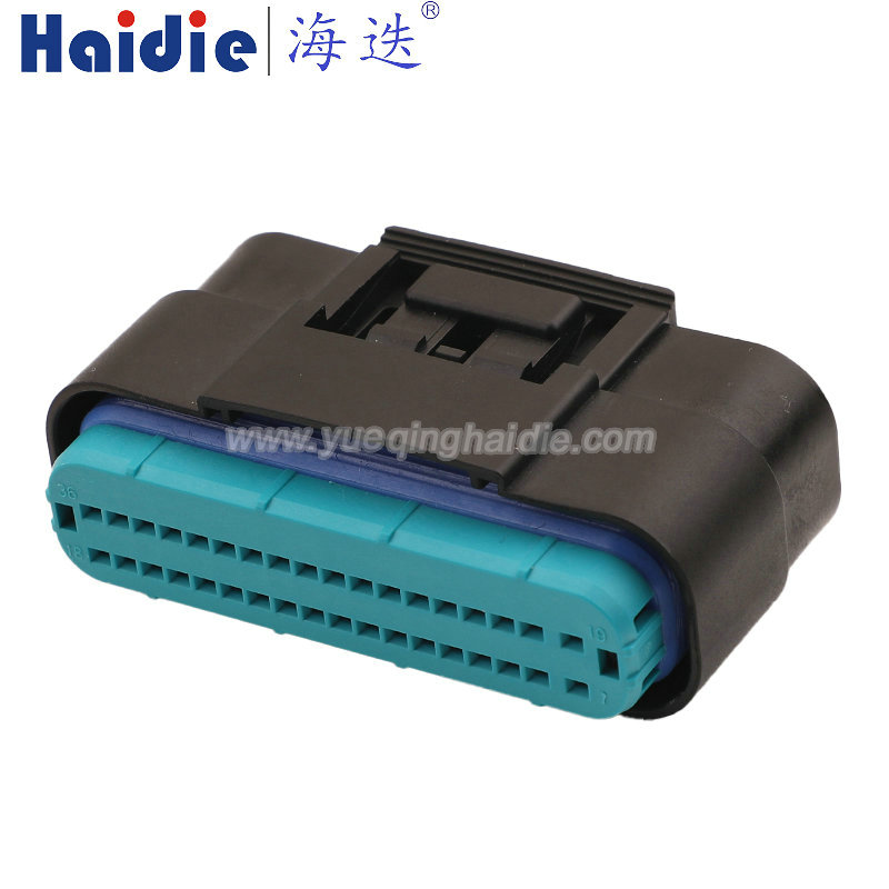 HD364C-1-21 Haidie 36 Pin Female Automotive Wire Harness Connector Plastic Housing Plug with Matching Terminals