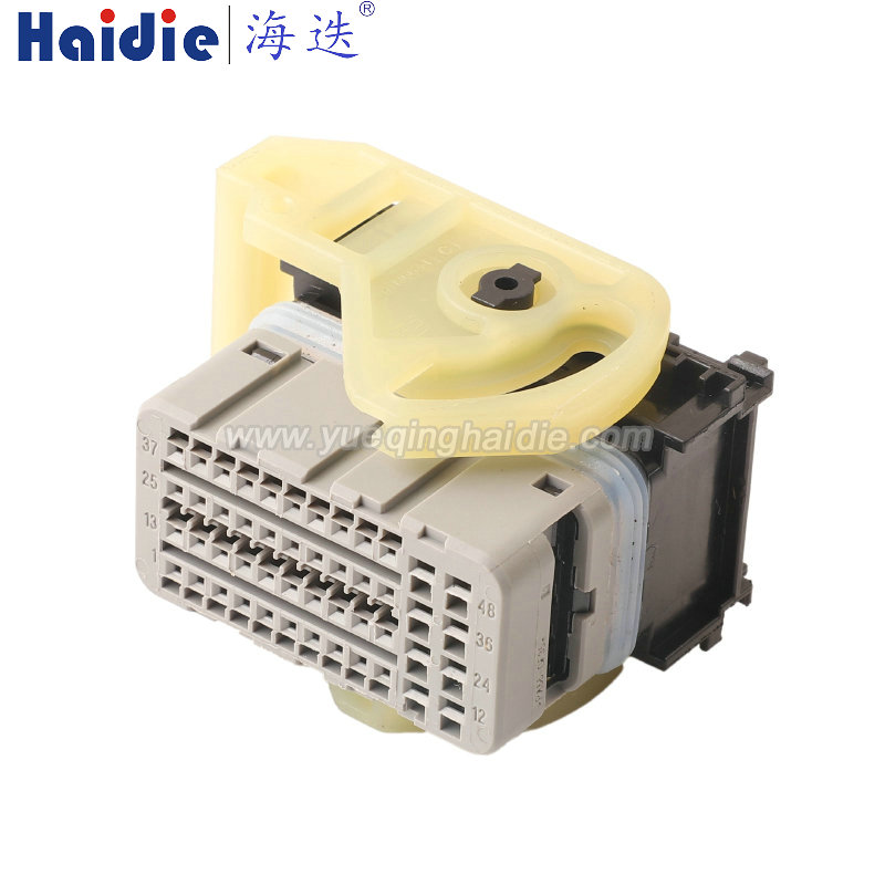 0-1719679-2/6-1719683-9/1719663-1 Haidie 48 Pin Female Automotive Wire Harness Connector Plastic Housing Plug with Matching Terminals