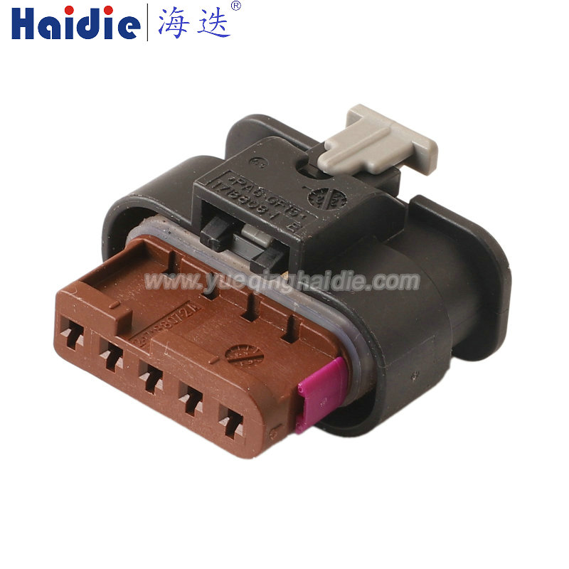 4M0973705 Haidie 5 Pin Female Waterproof Automotive Wire Harness Connector Plastic Housing Plug with Matching Terminals