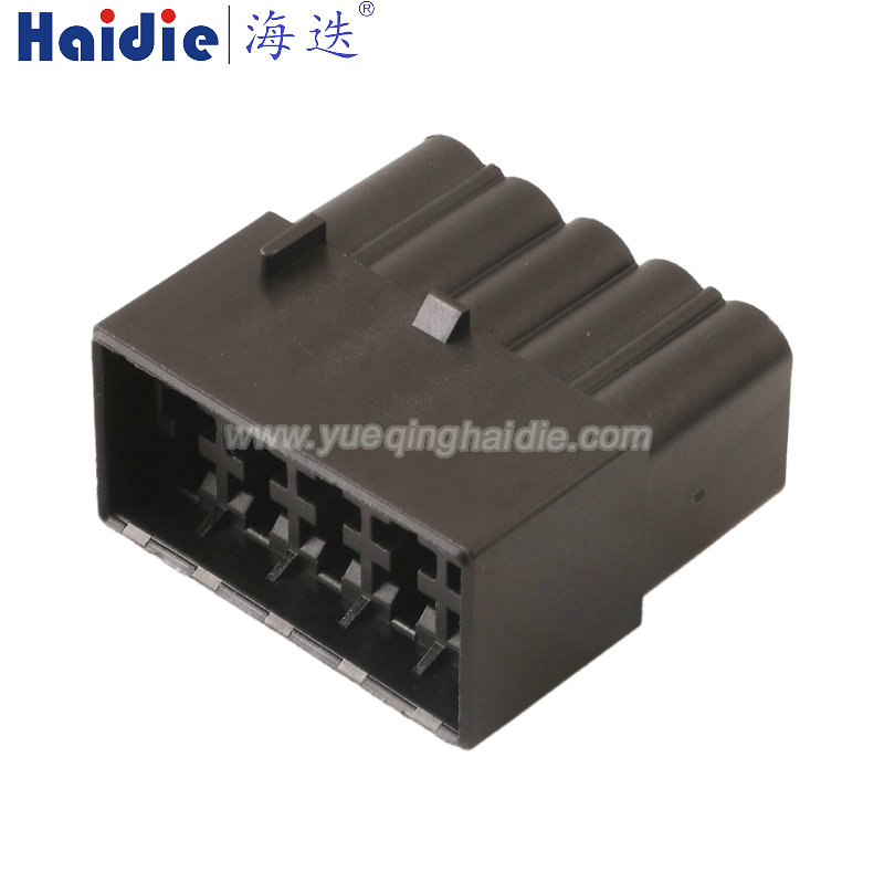 25-13936 Haidie 10 Pin Female Waterproof Automotive Wire Harness Connector Plastic Housing Plug with Matching Terminals
