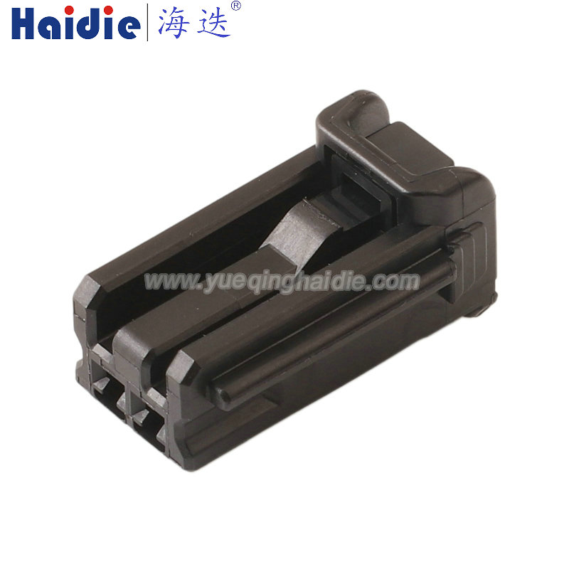 6098-6062 Haidie 2 Pin Female Automotive Wire Harness Connector Plastic Housing Plug with Matching Terminals