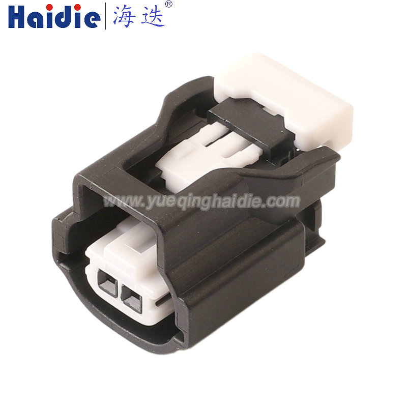 6189-7524/6918-3271 Haidie 2 Pin Female waterproof Automotive Wire Harness Connector Plastic Housing Plug with Matching Terminals