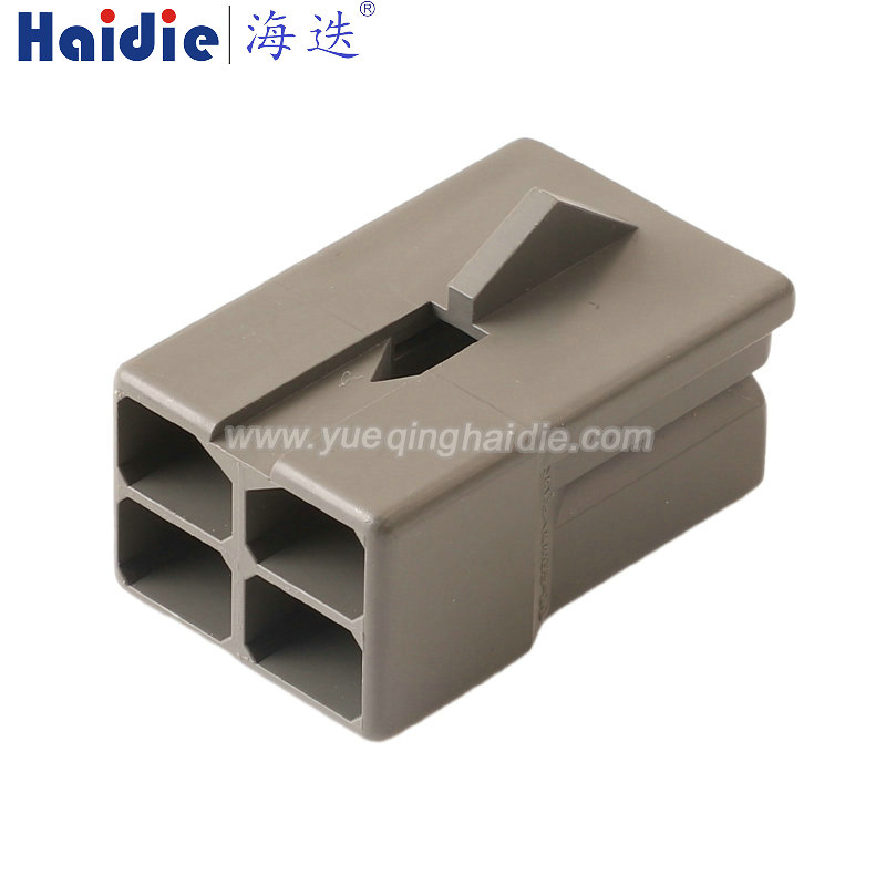 7129-3044 Haidie 4 Pin Female Automotive Wire Harness Connector Plastic Housing Plug with Matching Terminals