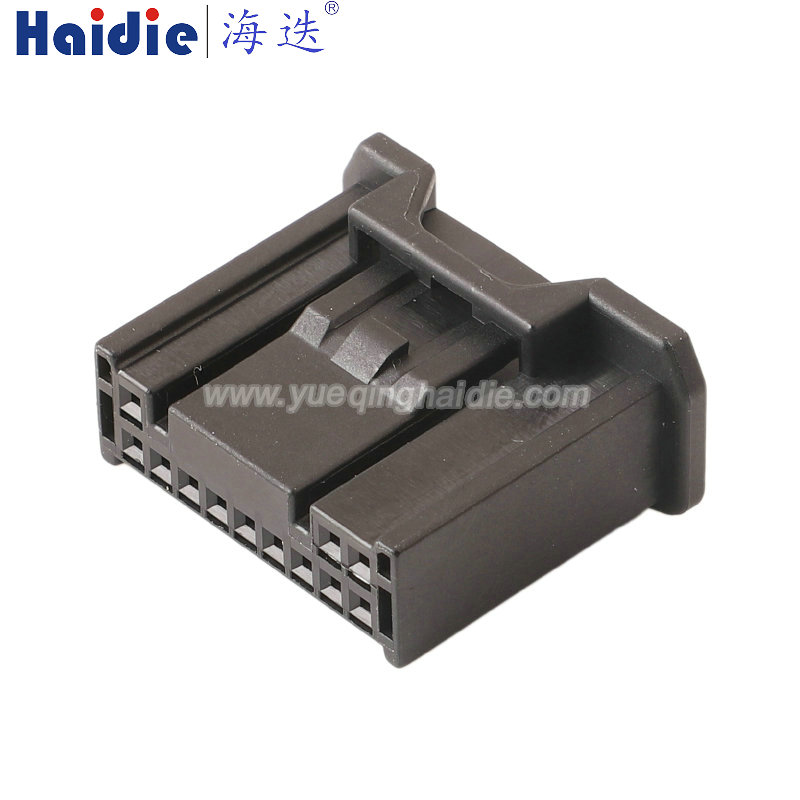 7289-1490-30 simplified Haidie 12 Pin Female Automotive Wire Harness Connector Plastic Housing Plug with Matching Terminals