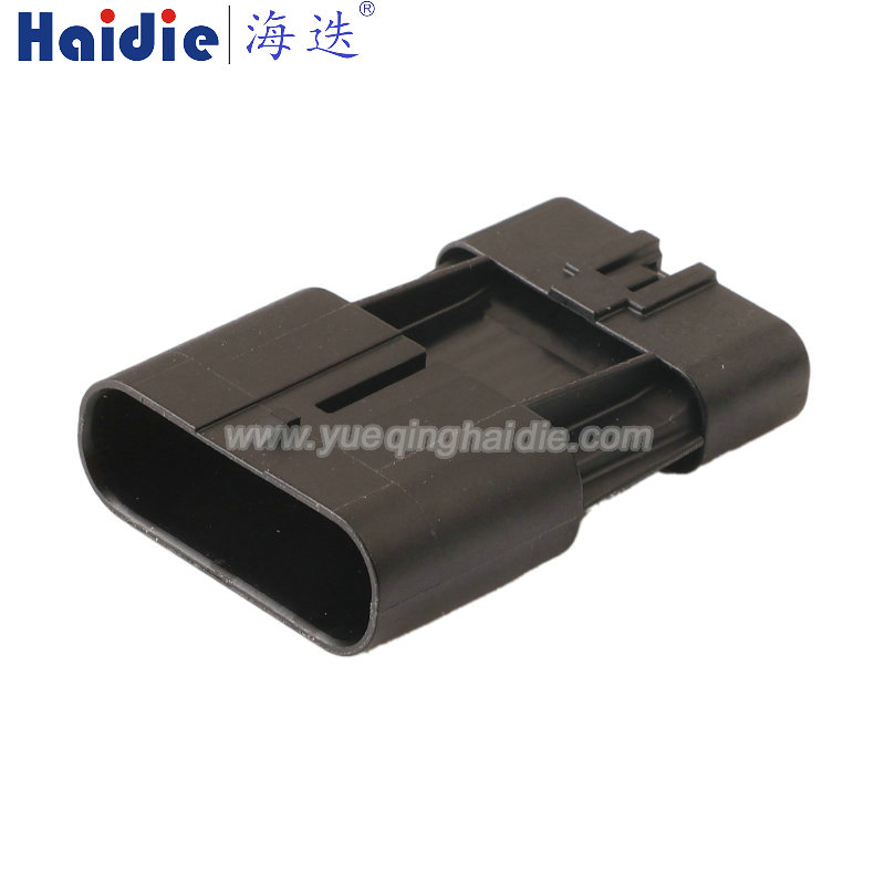 204223-0010 Haidie 10 Pin Male waterproof Automotive Wire Harness Connector Plastic Housing Plug with Matching Terminals