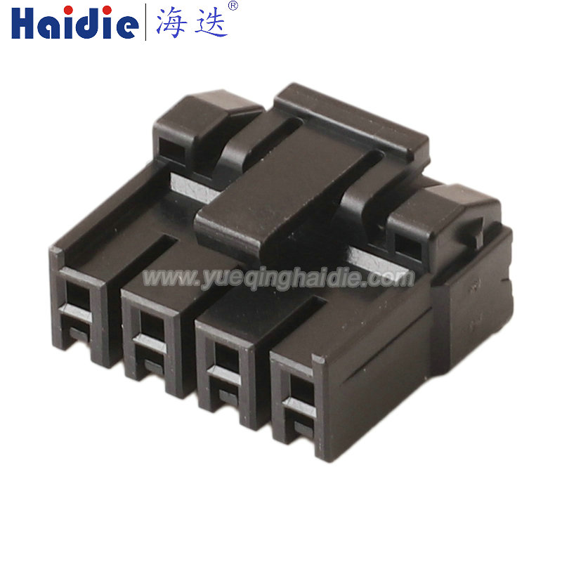 DF63-4S-3.96C Haidie 4 Pin Female Automotive Wire Harness Connector Plastic Housing Plug with Matching Terminals