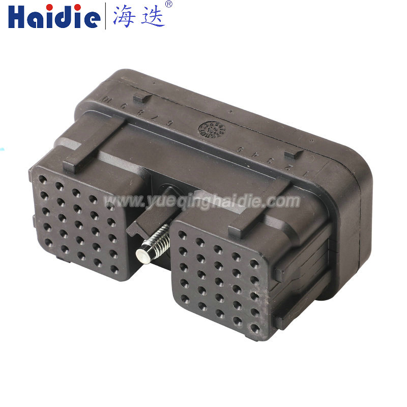 DRC26-50S09 Haidie 50 Pin Female Automotive Wire Harness Connector Plastic Housing Plug with Matching Terminals