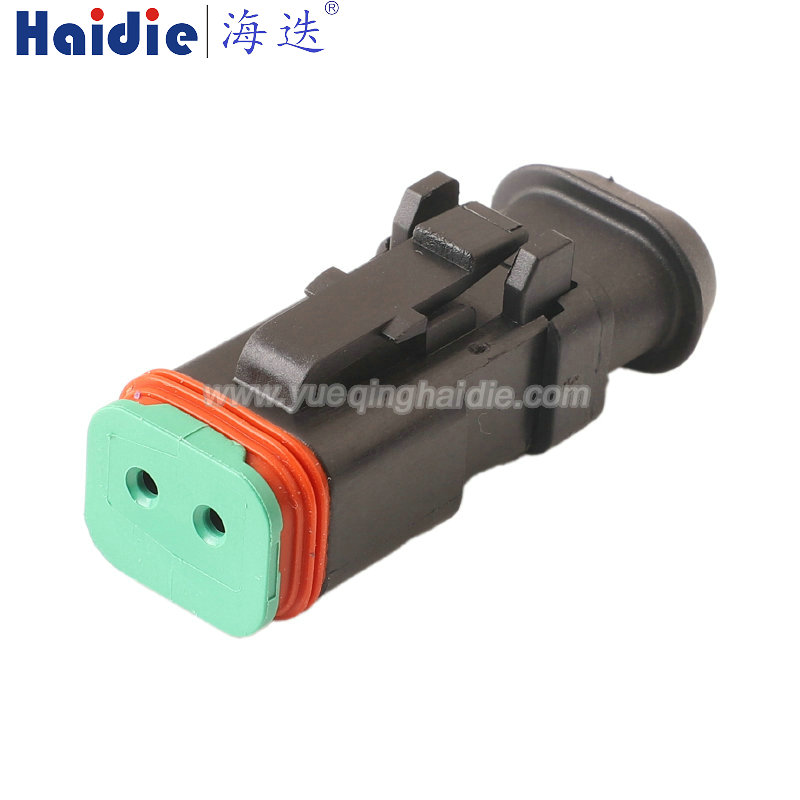 DT06-2S-EP11 Haidie 2 Pin Female Automotive Wire Harness Connector Plastic Housing Plug with Matching Terminals