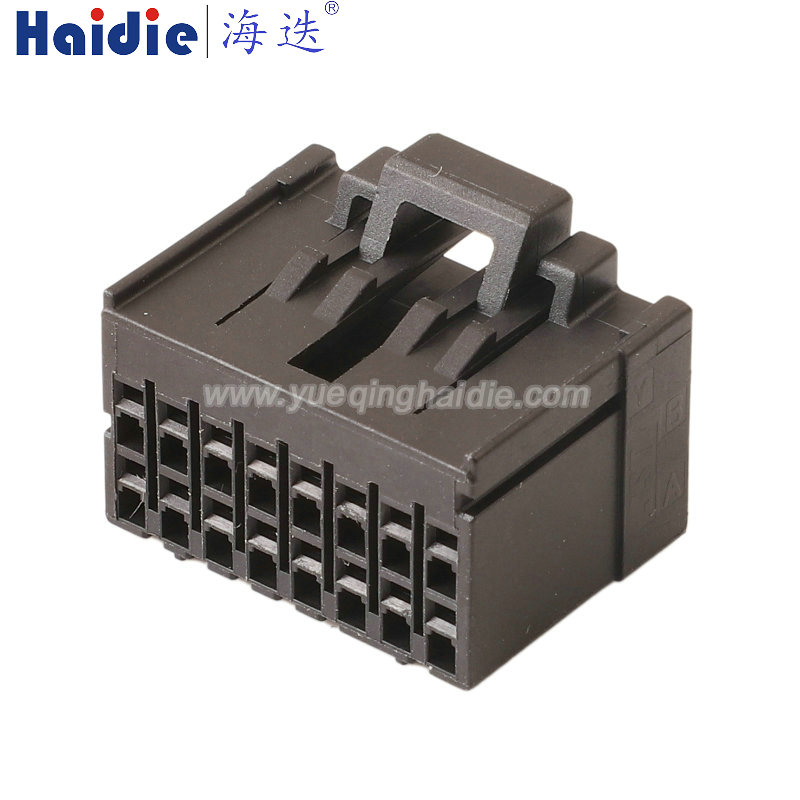 J21DF-16V-KY Haidie 16 Pin Female Automotive Wire Harness Connector Plastic Housing Plug with Matching Terminals