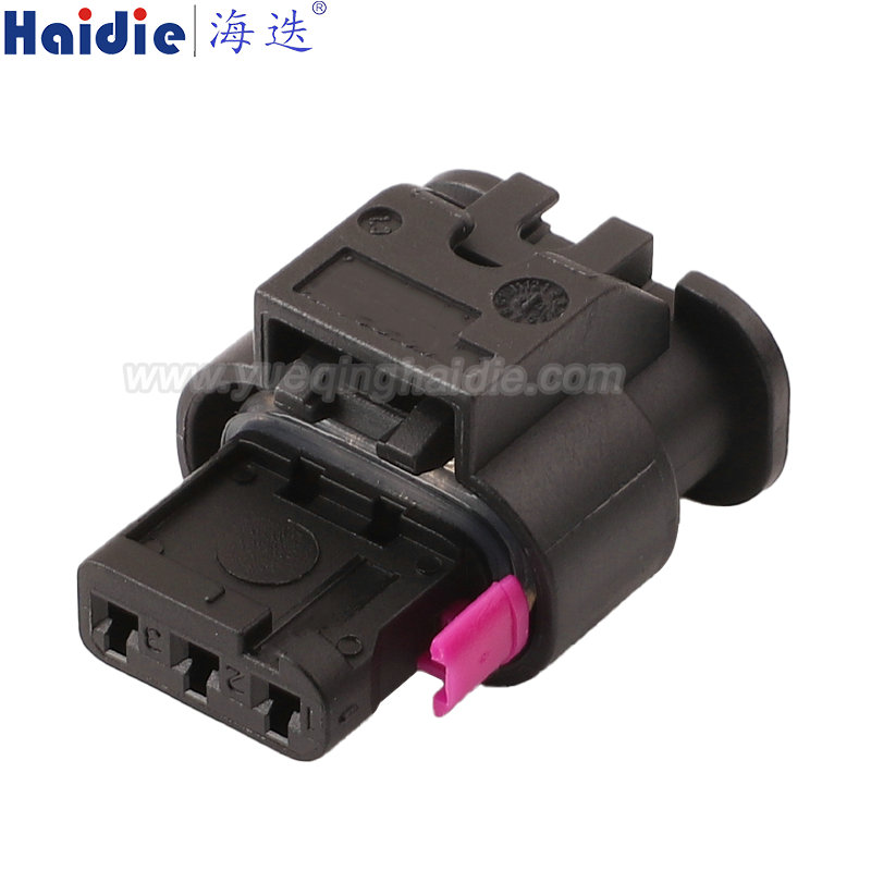 1-1670917-1 Haidie 3 Pin Female Automotive Wire Harness Connector Plastic Housing Plug with Matching Terminals
