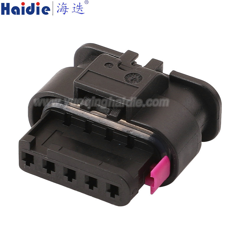 1-1670921-1 Haidie 5 Pin Female Automotive Wire Harness Connector Plastic Housing Plug with Matching Terminals