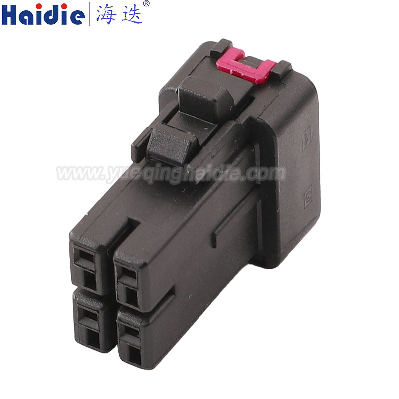 04R-JWPS-VKLE-DX-A Haidie 4 Pin Female Automotive Wire Harness Connector Plastic Housing Plug with Matching Terminals