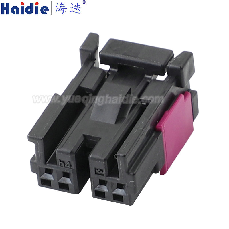 6098-9447 Haidie 4 Pin Female Automotive Wire Harness Connector Plastic Housing Plug with Matching Terminals