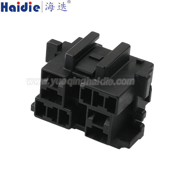 6400-0834 Haidie 8 Pin Female composite Automotive Wire Harness Connector Plastic Housing Plug with Matching Terminals