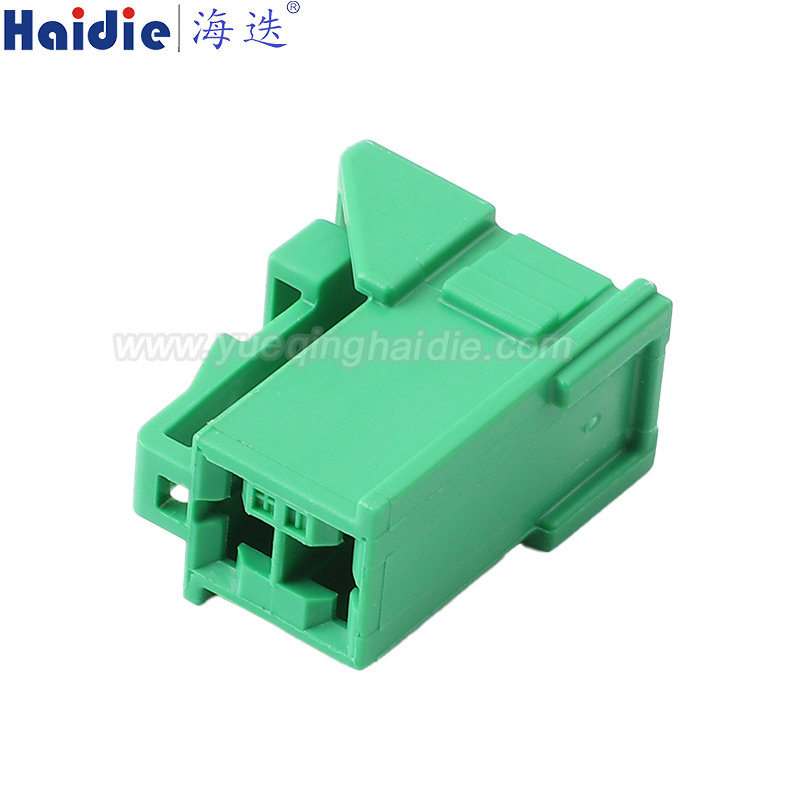 7123-6328-60 Haidie 2 Pin Female composite Automotive Wire Harness Connector Plastic Housing Plug with Matching Terminals