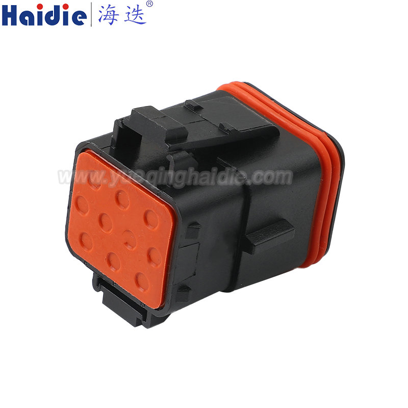 132008-009 Haidie 8 Pin Female waterproof Automotive Wire Harness Connector Plastic Housing Plug with Matching Terminals