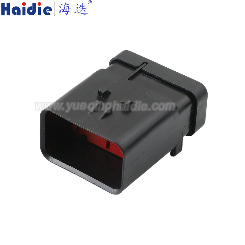 776539-1 Haidie 12 Pin Male Automotive Wire Harness Connector Plastic Housing Plug with Matching Terminals