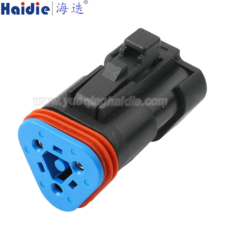 DT06-3S-EP10 Engineering waterproof connector harness plug Grey with flat cover DT06-3S-EP10