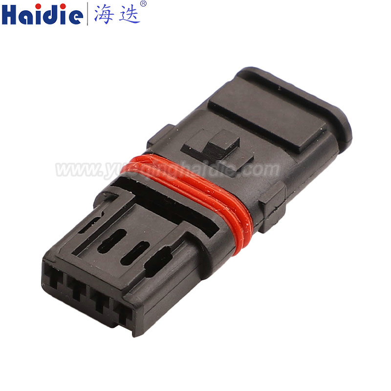 HD046A-0.6-21 4 pin Auto Pin Wire Cable Harness Auto Connector Housing Plug And Terminal