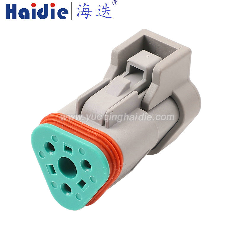 DT06-3S-EP05, 3pin, male, waterproof, grey, Automotive Wire Harness Connector