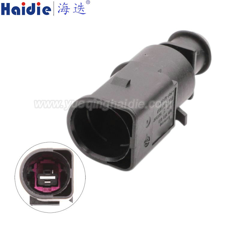 1J0973821 / 1-966857-1, 1pin, male, vag series vehicle horn solenoid valve waterproof power connector