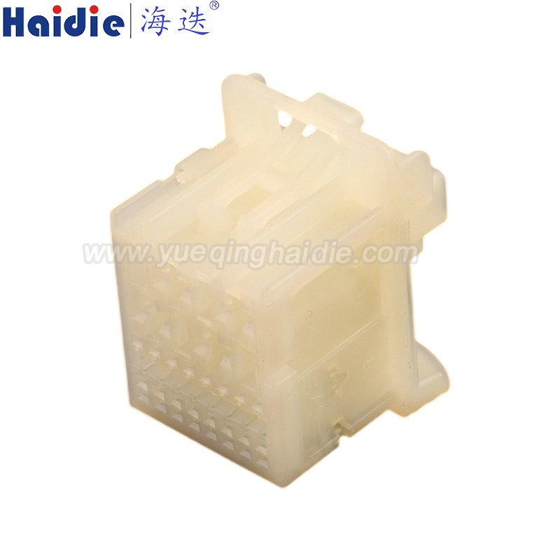 4-2418600-2, 28pin, female, composite, 12 V,  Automotive Housing for Female Terminals, Wire-to-Board, 2 mm [.787 in] Centerline, Natural, Wire & Cable, Power & Signal