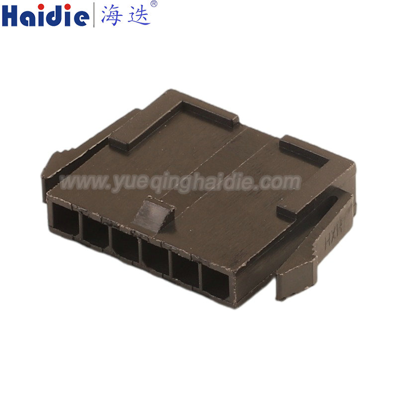 43640-0600, 6pin, male, black, Automotive Wire Harness Connector Plastic Housing Plug