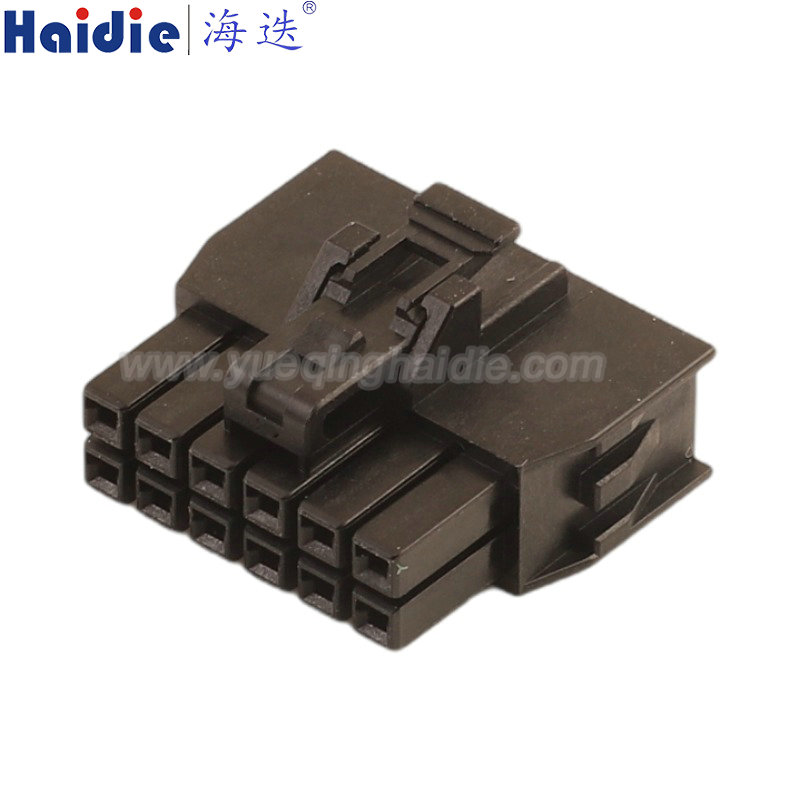 105308-1212, 12pin, female, black, Automotive Wire Harness Connector Plastic Housing Plug