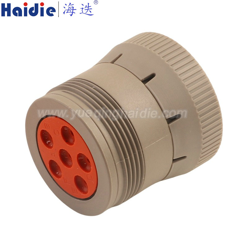 HD16-6-12S, 6pin, waterproof, female, Automotive Wire Harness Connector Plastic Housing Plug