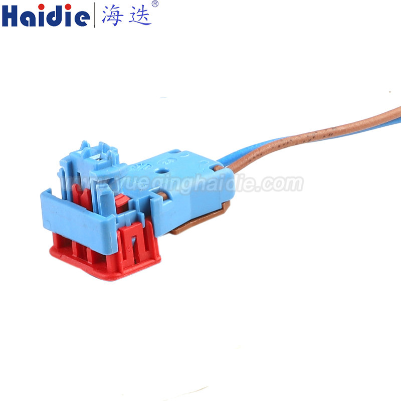 1801425-1, 2pin, female, blue,  Airbag Connector Housing With Wire