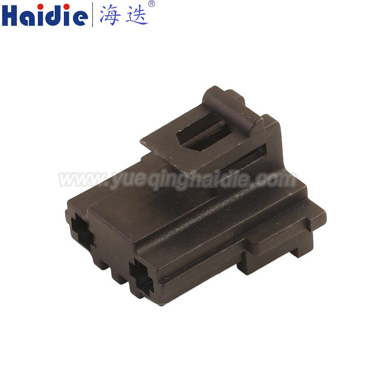 HD026F-2.8-21, 2pin, female, black, Automotive Wire Harness Connector Plastic Housing Plug