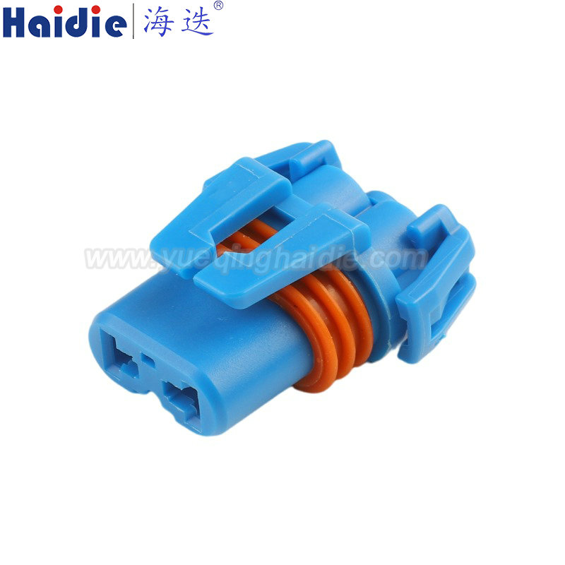 HD9005-2.8-21BL, 2pin, female, blue, waterproof, Automotive Wire Harness Connector Plastic Housing Plug