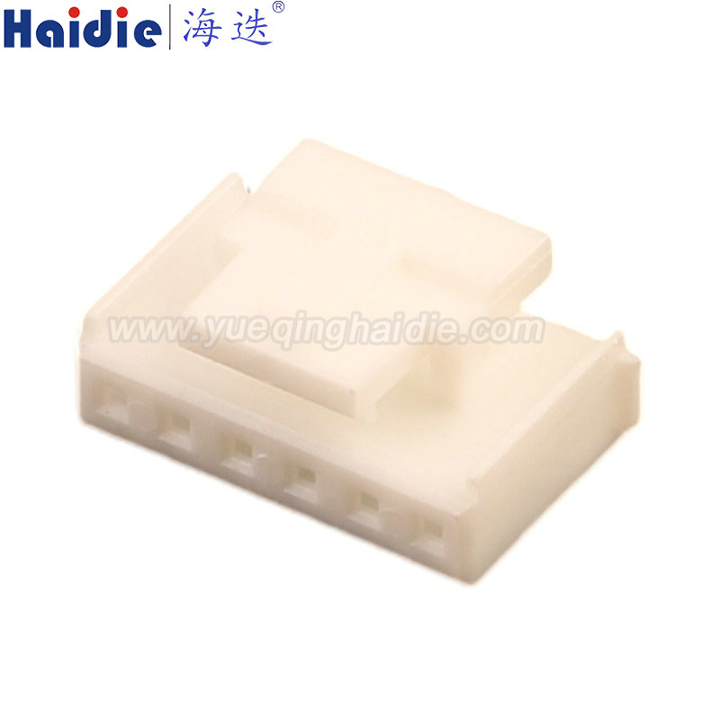 SMH200-06, 6pin, female, white, Automotive Wire Harness Connector Plastic Housing Plug